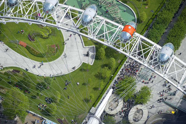 London Eye și noile grădini Jubilee
