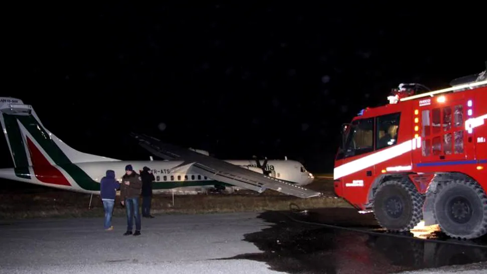 Un avion Carpatair a ratat aterizarea pe aeroportul Fiumicino din Roma