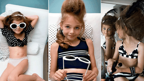 Fotomodel de lenjerie intima la varsta de 4 ani! (poze)