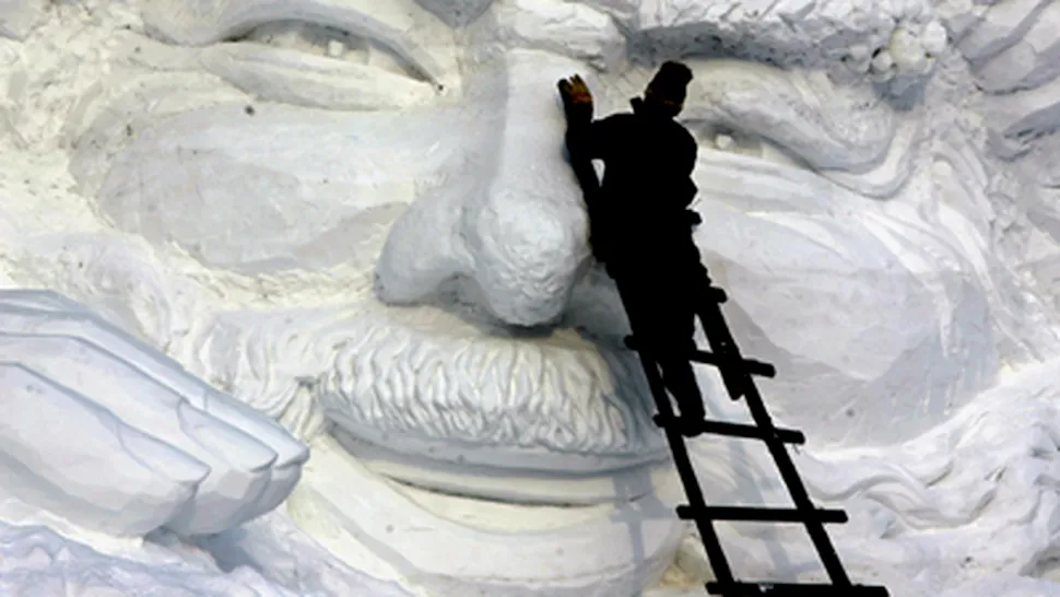 Festival International de sculptura in gheata, organizat la Moscova (video)