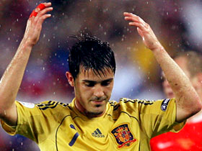 David Villa rateaza finala Euro 2008