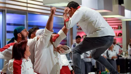 Chef Florin Dumitrescu l-a pierdut pe Lăcustă la „Chefi la cuţite”