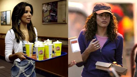 Debut cu junky food! Vedete care au lucrat în fast food-uri