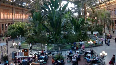 Gara Atocha din Madrid, transformata in padure tropicala (Video & Poze)