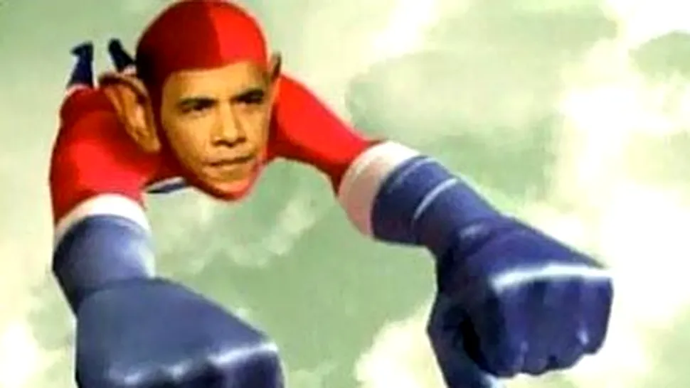 Barack Obama, supererou de desene animate (Video)