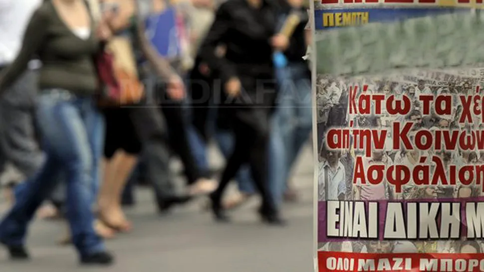 Manifestatia de la Atena a degenerat in lupte de strada!