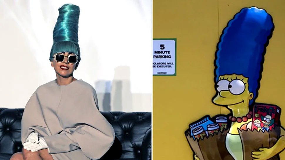 Lady Gaga se crede Marge Simpson