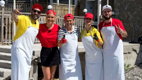 Provocări pentru cele patru vedete invitate la ”Poftiţi la Nea Mărin”