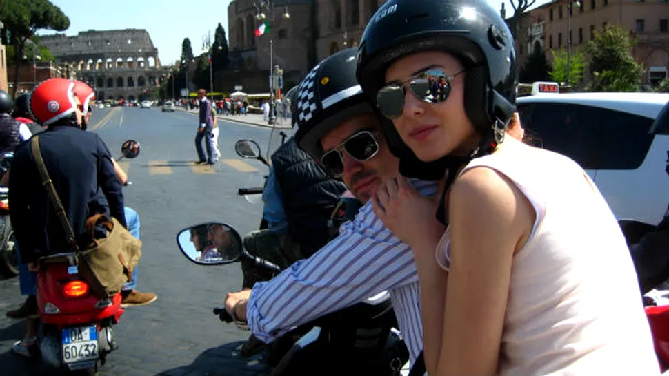 Patricia a vazut Roma de pe scuter