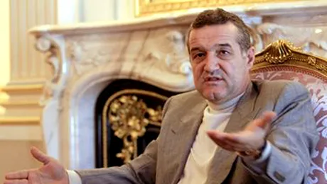 Mos Craciun ii ia banca lui Gigi Becali