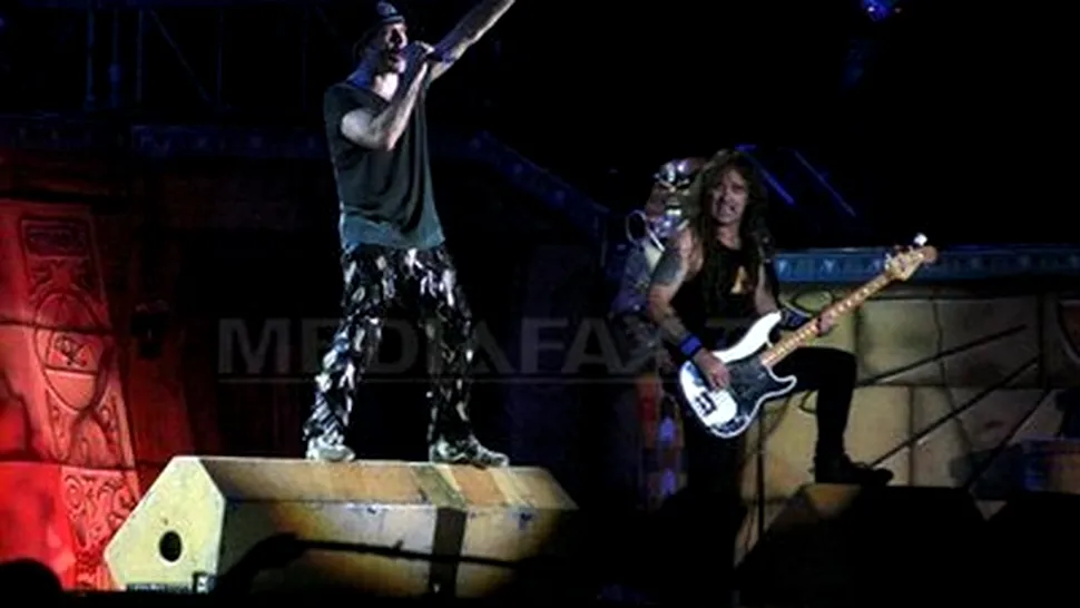 Iron Maiden a facut spectacol la Cluj in fata a 20.000 de oameni