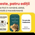 Romanul Măștile fricii al autoarei Camelia Cavadia va fi tradus și în Macedonia