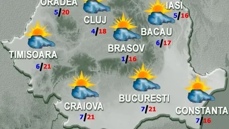 Vremea Apropo.ro în week-end: Mult soare, deci cald și furmos
