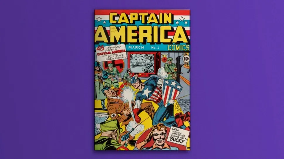 Primul număr din „Captain America Comics” a fost vândut la o licitație cu 3,1 milioane de dolari