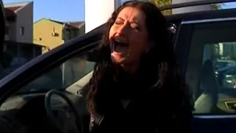 Gabi Cristea, implicată într-un accident de maşină. “L-ai omorât, ce-ai făcut?!”