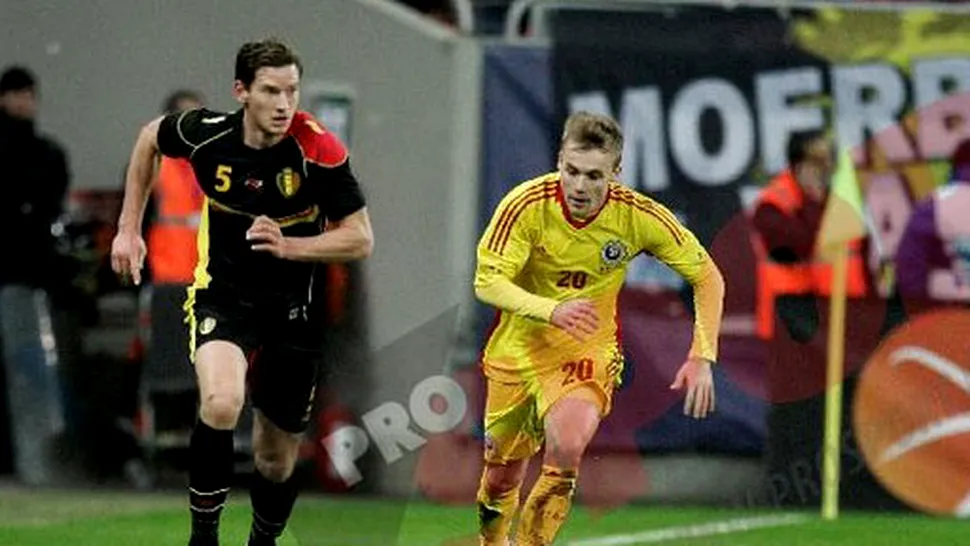 România a învins Belgia cu un scor de 2-1, pe Arena Națională