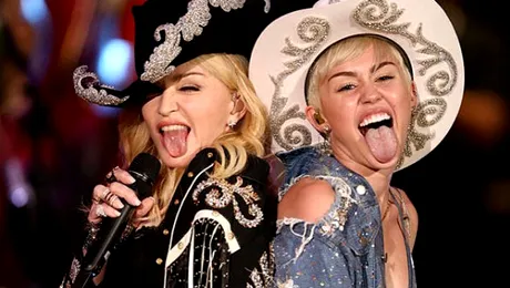 Madonna a dat în mintea lui Miley Cyrus!