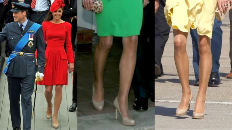 Ducesa Kate are o singură pereche de pantofi?
