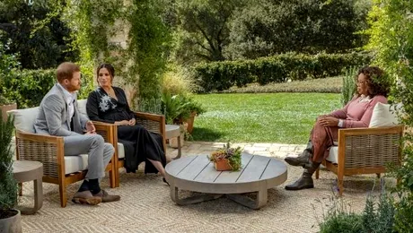 Povestea interesantă din spatele scaunelor pe care au stat Meghan și Harry în interviul acordat lui Oprah