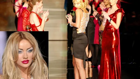 Bianca Dragusanu a facut senzatie la Milano Fashion Week (Poze)