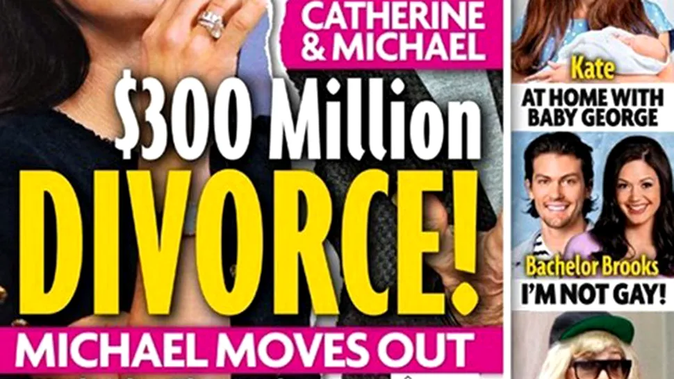 Michael Douglas și Catherine Zeta-Jones divorțează