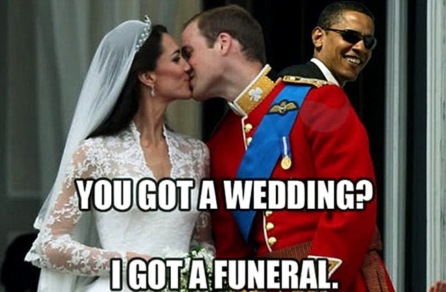 Nunta regala si moartea lui bin Laden, condensate intr-o singura imagine