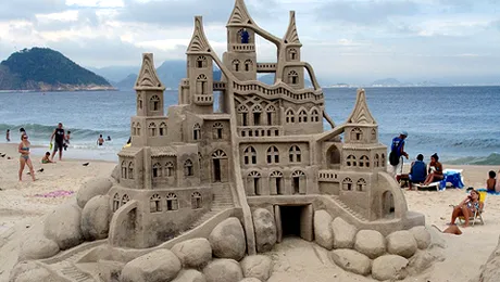 26 de lucrări de artă realizate din nisip