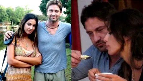 Gerard Butler se află şi azi în România