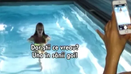 O vedetă Antena 1 a pozat fără nimic pe ea în piscină!