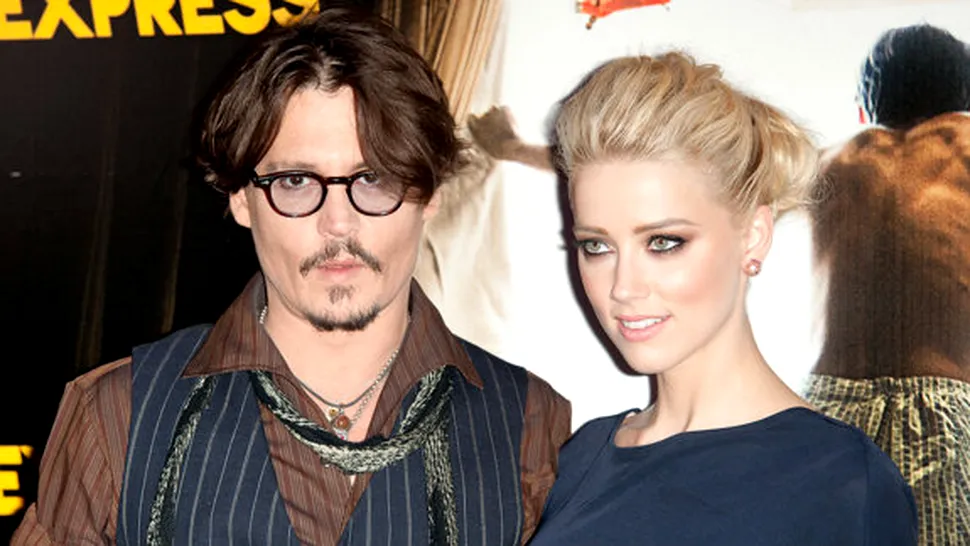 Johnny Depp și Amber Heard s-au logodit