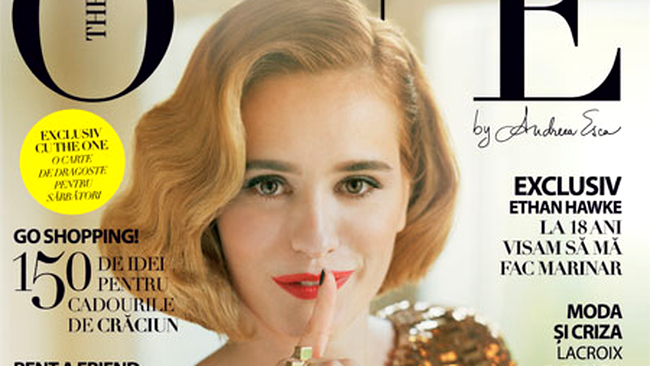 Coperta reviste The One, numarul dublu din decembrie ''09 -