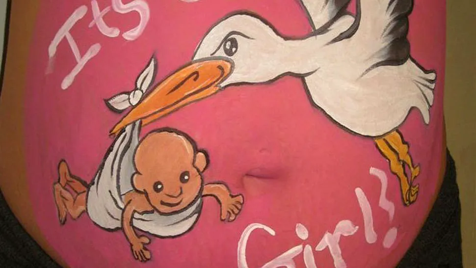 12 picturi pe burticile mămicilor gravide