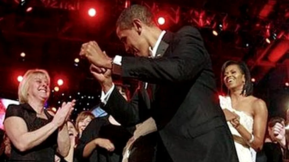 Barack Obama s-a lasat dansat de cantareata Thalia (Video)