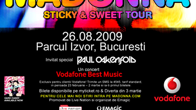 Concertul Madonnei, afis