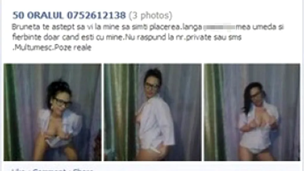Prostituatele din Timișoara se vând pe Facebook