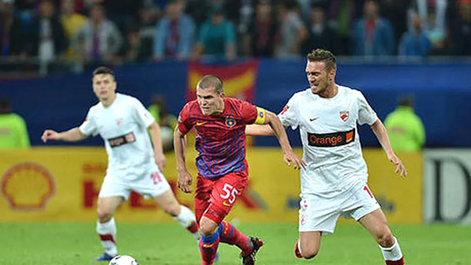 Derby-ul Steaua-Dinamo se joacă în etapa a 14-a: Vezi programul Ligii 1, sezonul 2012/2013