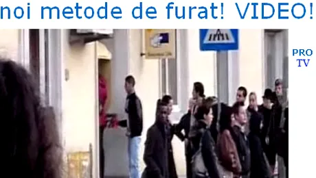 Vezi cum se fura, mai nou, din bancomate chiar cu ajutorul pagubitului! (Video)