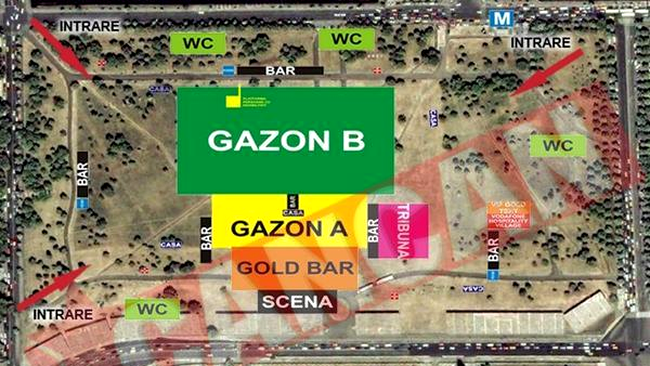 Caile de acces, in Parcul Izvor