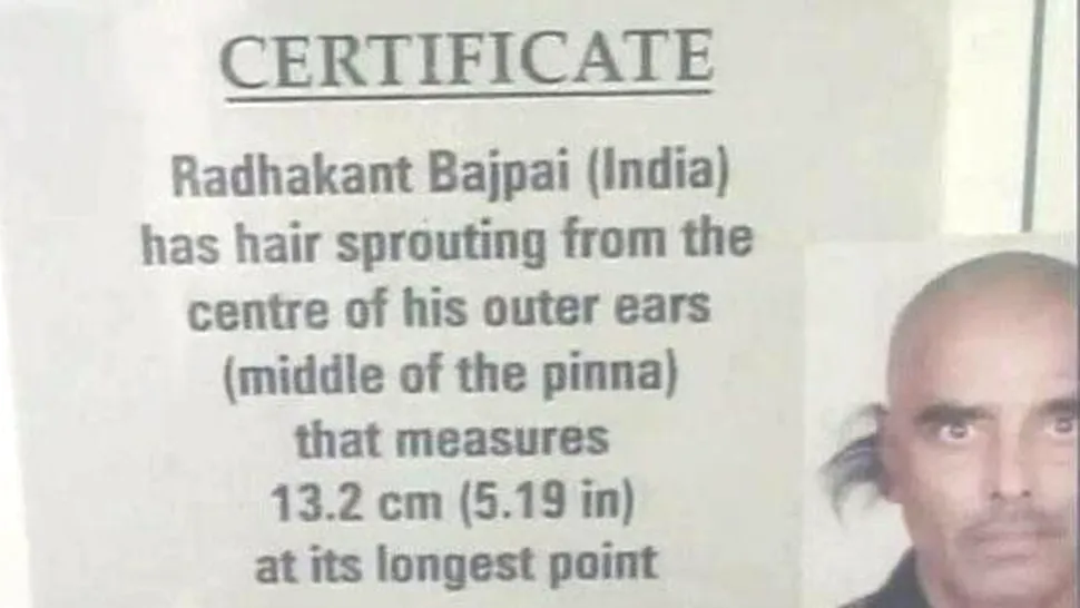 Update: Un indian are cel mai lung par din urechi din lume (VIDEO)