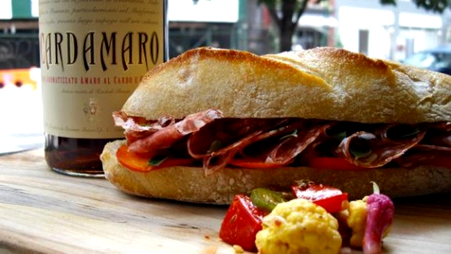 Sandvișul cu alcool