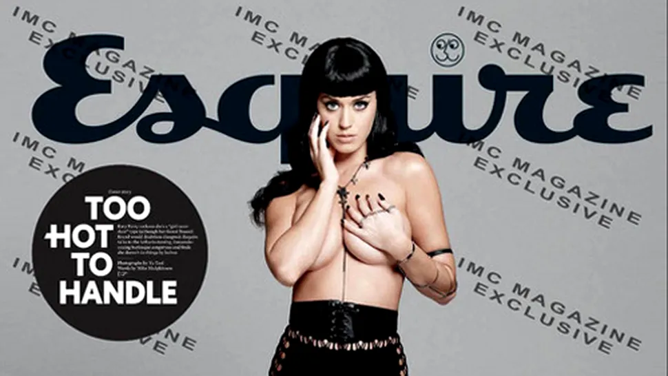 Katy Perry, pictorial topless pentru Esquire