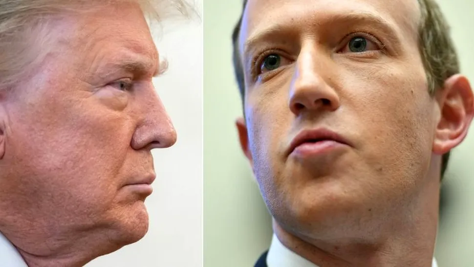Zuckerberg anunță că i-a interzis accesul lui Trump pe Facebook și Instagram pe termen nedefinit