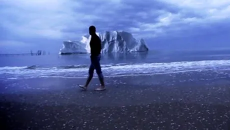 Vrea să trăiască pe un ghețar, până când acesta se va topi