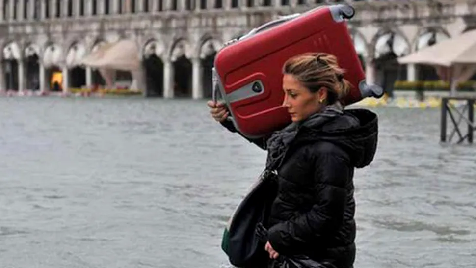 Veneția, inundată după o furtună puternică