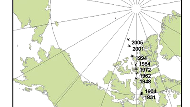 Deplasarea Polului Nord