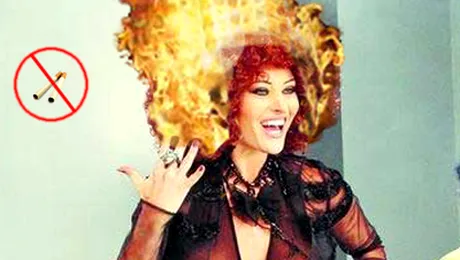 Delia Matache a luat foc!