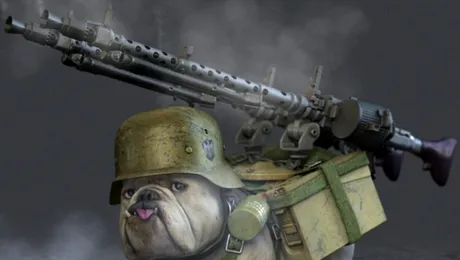 Bărbat împușcat de câinele său?!