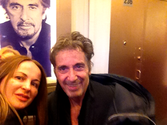 Delia Antal și Al Pacino