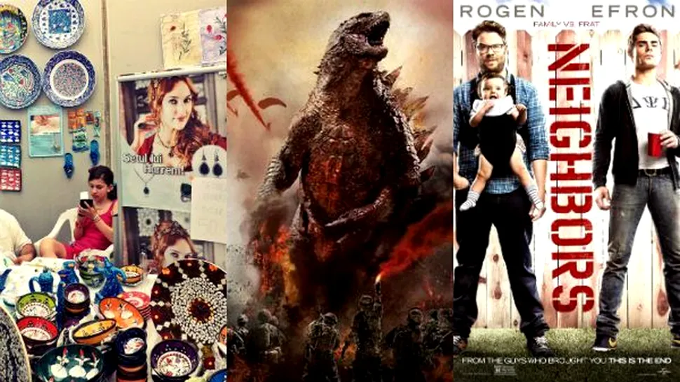 Atracţii de weekend: Festivalul Turcesc, Godzilla şi Noaptea Muzeelor