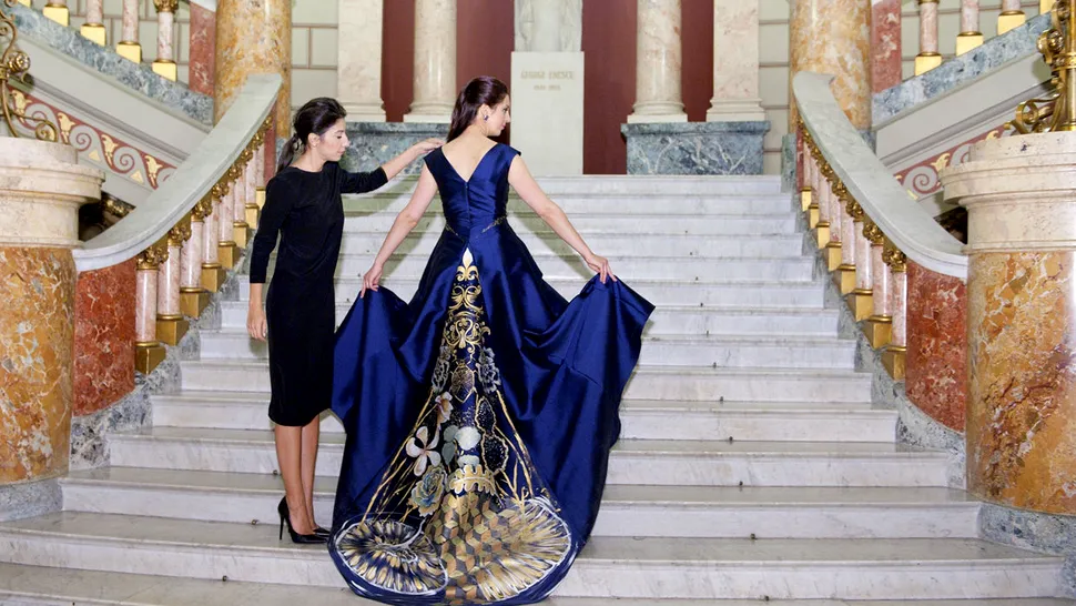 Secretele rochiei unicat purtate de pianista Alexandra Dariescu la Concertul Regal